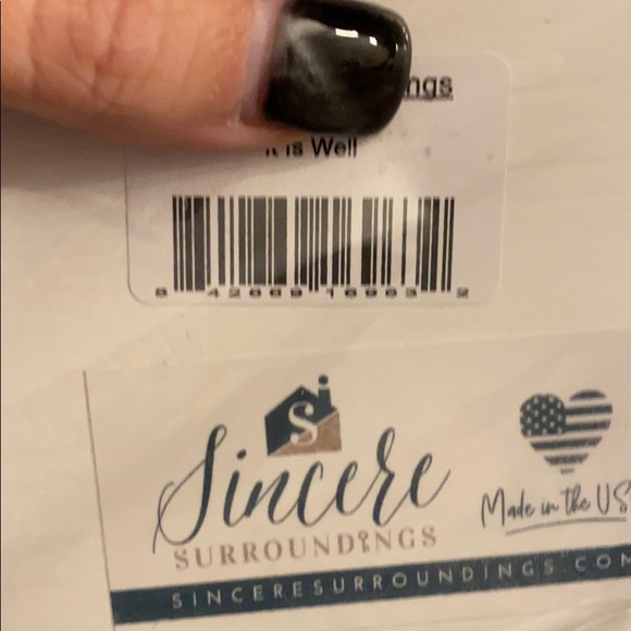 Decorative wooden sign - Picture 2 of 2